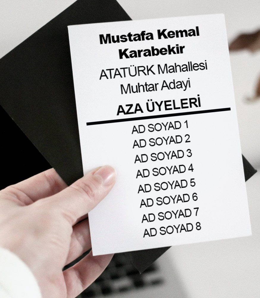 Oy Pusulası 1000 Adet