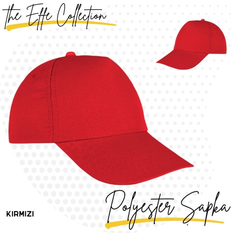 Polyester Şapka Kırmızı
