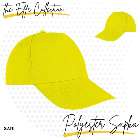 Polyester Şapka Sarı