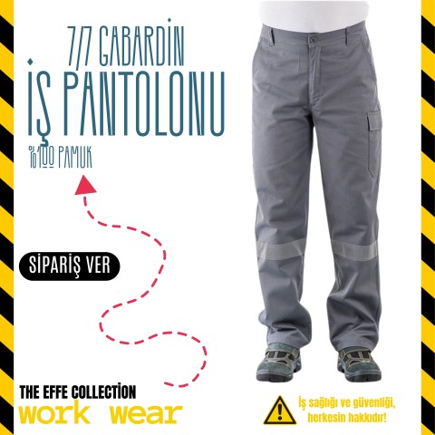 Work Wear İşçi Pantolonu / Gri
